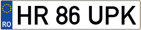 Truck License Plate